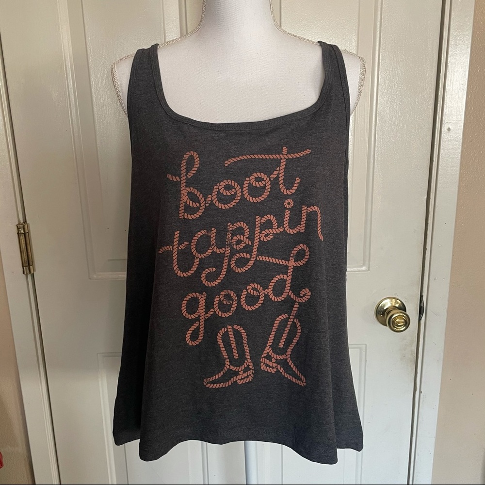 Stagecoach “Boot Tappin Good” tank top